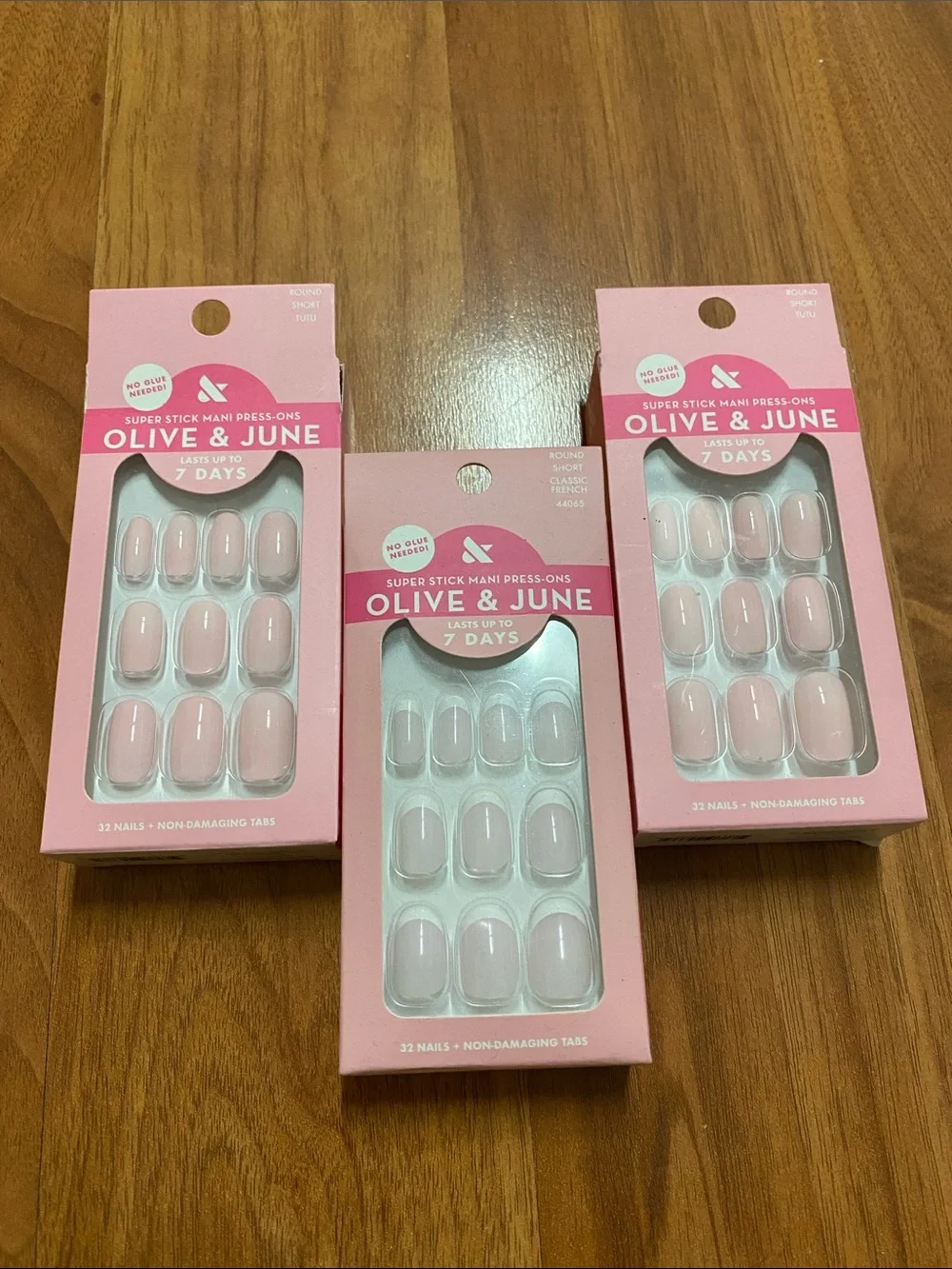 ❤️ Olive and June Super Stick Mani Press-Ons 3 Pack Bundle NWT
